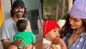 Daddy, Arjun Rampal Tries To Explain Something To Son, Arik, Mommy, Gabriella Shares A Glimpse