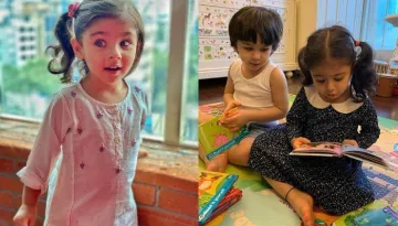 Taimur Ali Khan And Inaaya Naumi Kemmu Enjoy A Make-Believe Train Ride In This Unseen Video