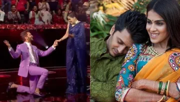 'KBC 13': Riteish Deshmukh Goes Down On His Knees For Genelia, Gives Sweet Twist To Big B's Dialogue