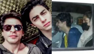 Picture Of Aryan Khan Laughing With Police Officials Goes Viral, Netizens Question SRK's Parenting
