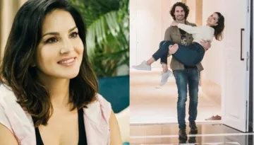 Sunny Leone Enjoys Her Time At Her New Mumbai House's Terrace Pool, Calls It A 'Piece Of Heaven'