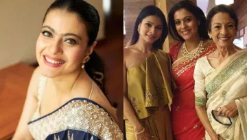 Kajol, Tanuja And Tanishaa Take The Durga Puja Fashion Game On A Higher Notch, Spotted With Family