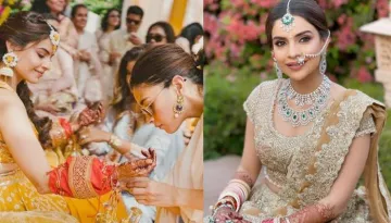 The Bride Wore Abu Jani-Sandeep Khosla And Manish Malhotra Outfits For All Her Wedding Ceremonies