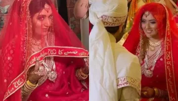 Shireen Mirza Gets Married To Hasan Sartaj In A Royal Ceremony In Jaipur, Looks Gorgeous In Red