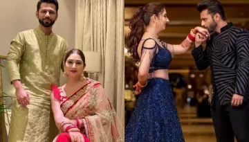 Rahul Vaidya Misses His Wife, Disha Parmar On Their First Karwa Chauth, She Stuns In A Red Saree