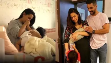 Neha Dhupia Shares A Glimpse Of Her Baby Boy As She Expresses Her Freedom To Breastfeed Her Child
