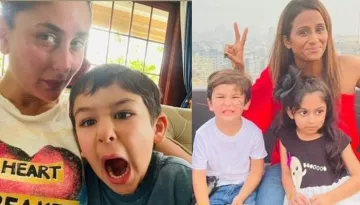 Taimur Ali Khan Dresses Up As Cowboy For Halloween Party, Sports A Spooky Ghost Tattoo On His Face