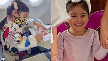 Inaaya Naumi Kemmu Turns A Scary Unicorn While Her Parents Dress-Up As Ghouls  For Halloween 2021