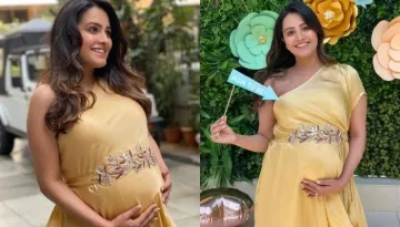 Anita Hassanandani Looks Like An Angel Flaunting Her 8 Months Baby Bump In Her Maternity Shoot