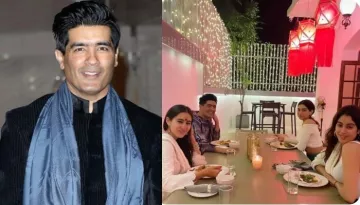 Sara Ali Khan, Rekha And Sister Duo, Janhvi And Khushi, Graced Manish Malhotra's Diwali Dinner