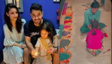 Soha Ali Khan Shares Glimpses Of Her Diwali 'Puja', Daughter, Inaaya Making 'Rangoli' Is Unmissable