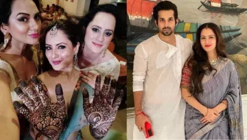 Inside Puja Banerjee And Kunal Verma's 'Mehendi' Night: Their Son, Krishiv Twinned With His Mommy