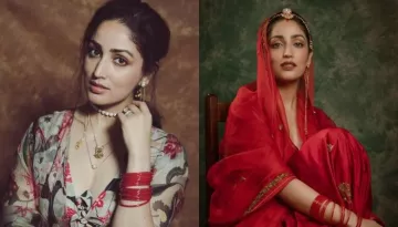 Yami Gautam Is Giving Major Inspiration For Bridal Wear In A Red Silk Lehenga Worth Rs.1 Lakh