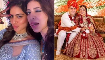 Shraddha Arya's Reception: She Ditched Red For A Powdered Blue Saree, Makes For A Millennial Bride