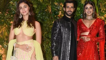 Alia Bhatt Gets Trolled For Her Hot Blouse At Anushka Ranjan-Aditya Seal's 'Sangeet' Ceremony