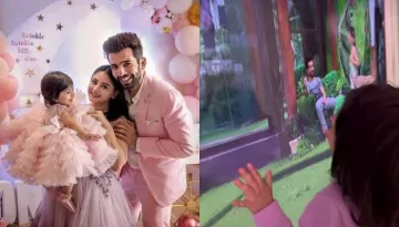 Jay Bhanushali's Daughter, Tara Misses Her Father, Says 'Papa Aajao' And Tries To Get Inside The TV
