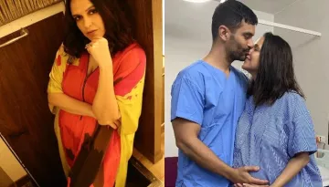Neha Dhupia Shares A Cute Picture Of Hubby, Angad Bedi Feeding Their Son Milk