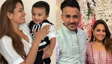 Anita Hassanandani's Son, Aaravv Reddy Twins With Daddy, Rohit Reddy In Ethnic Ensemble