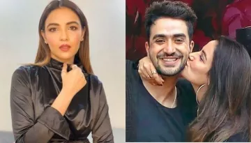 Jasmin Bhasin Screams 'I Love Aly' To The Paps After Confessing Her Feelings For Aly Goni [Video]
