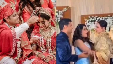 Inside Neil Bhatt-Aishwarya Sharma's Reception: The Duo Beams With Joy As Actress, Rekha Attends It