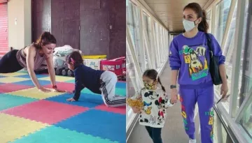 Soha Ali Khan Starts Her Daughter, Inaaya Naumi Kemmu's Workout Sessions At The Age Of 4 [Video]