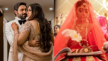 Shireen Mirza's 'Nikaah Dupatta' Was Hand Embroidered On It With Her And Her Husband's Name In Urdu