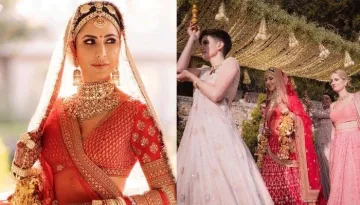 Katrina Kaif Looks Like A Princess At Her Bridal Entry, Her Sisters Carried Her 'Phoolon Ki Chaadar'
