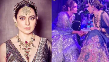 Kangana Ranaut Dons An Indian Princess Look For Ankita Lokhande And Vicky Jain's 'Sangeet' Ceremony