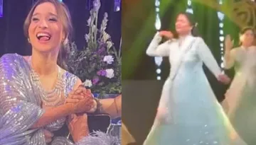 Ankita Lokhande's Mother Dances Her Heart Out At Her Daughter's 'Sangeet' Ceremony