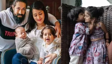 Radhika Pandit's Daughter, Ayra Tries To Feed Baby Brother, Yatharv, Mommy Shares A Throwback Video