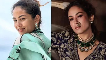 Mira Rajput Kapoor Looks Stunning In A Bold Purple-Hued Lehenga, Flaunts A Statement Nose Ring