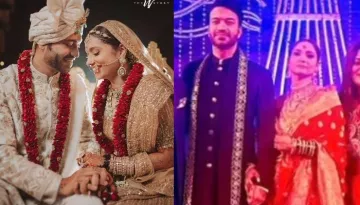 Ankita Lokhande Dons A Gorgeous Red Saree With Heavy Statement Jewellery For Her Reception