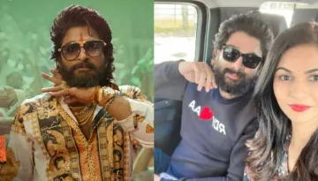 Picture Of Allu Arjun With Wife Sneha Reddy From 'Pushpa' Screening Proves He's A Protective Husband