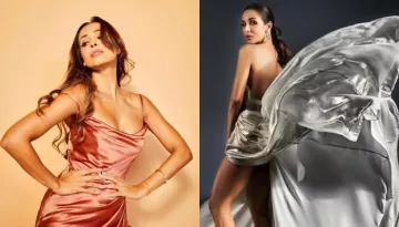 Malaika Arora Raises The Hotness Bar In Her Festive Look, Slays In A Satin Slip Dress Worth Rs. 17k