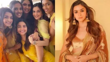 Alia Bhatt Turns Bridesmaid For Her BFF's Wedding: Glows In A One Shoulder Suit For 'Haldi' Function