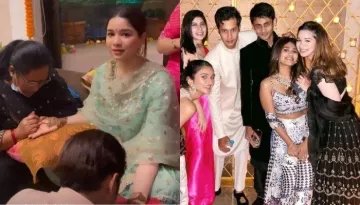 Sachin Tendulkar's Daughter, Sara Tendulkar Turns Bridesmaid, Stuns In A Blue Thigh-High Slit Dress