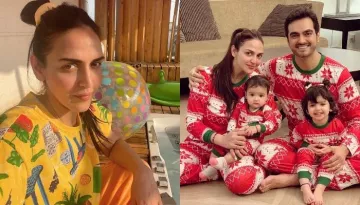 Esha Deol Takhtani Shares A Glimpse Of Her Daughters Wondering What Santa Claus Will Gift Them