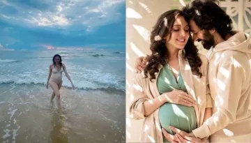 Nakuul Mehta's Wife, Jankee Parekh Shares An Endearing Picture Flaunting Her Baby Bump In White