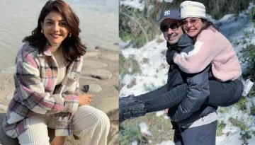 Kajal Aggarwal Shares Romantic Pictures With Hubby, Gautam Kitchlu From Their Himalayan Trek