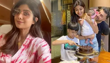 Shilpa Shetty Kundra Gets Clicked With Hubby, Raj Kundra And Kids, Viaan And Samisha
