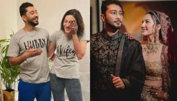 Newlyweds, Gauahar Khan And Zaid Darbar Spotted At The Airport, Twinning In Blue [Video Inside]