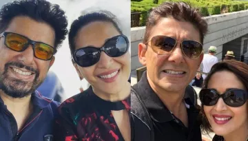 Madhuri Dixit's Hubby, Shriram Nene Shares A Pouting Picture Of His 'Missus' From Their Vacation