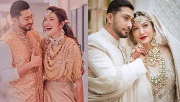 Gauahar Khan Looks Shyly At Hubby, Zaid Darbar Just After 'Nikah' Ceremony In This Unseen Video