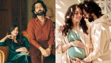 'Ishqbaaaz' Fame, Nakuul Mehta Twins With His Pregnant Wife Jankee Parekh In A Similar Floral Shirt