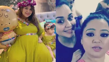 Kapil Sharma's Wife, Ginni Chatrath Radiated Pregnancy Glow On Baby Shower, Posed With Bharti Singh