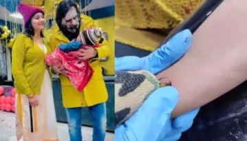 'Bigg Boss 11' Fame, Sapna Choudhary Gets Her Husband, Veer Sahu's Name Tattooed [See Pictures]