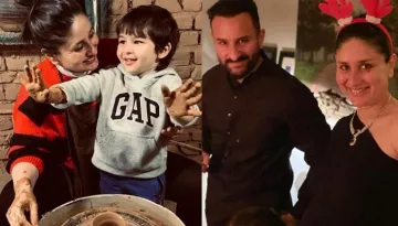 Taimur Ali Khan Looks A Replica Of 'Abba', Saif In This Unseen Picture With Karan Johar's Twins