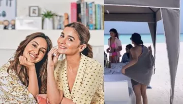 Alia Bhatt And Akansha Ranjan Are Vacationing In The Madives, BFFs Dance To 'Kaho Na Pyar Hai'