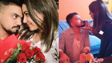 Hina Khan Celebrates 'Gem', Rocky Jaiswal's Birthday, Customised Universe Cake Steals The Limelight