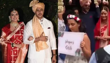 Dia Mirza Walking Down The Aisle With Hubby Vaibhav Rekhi's Daughter Made For A Magical Bridal Entry